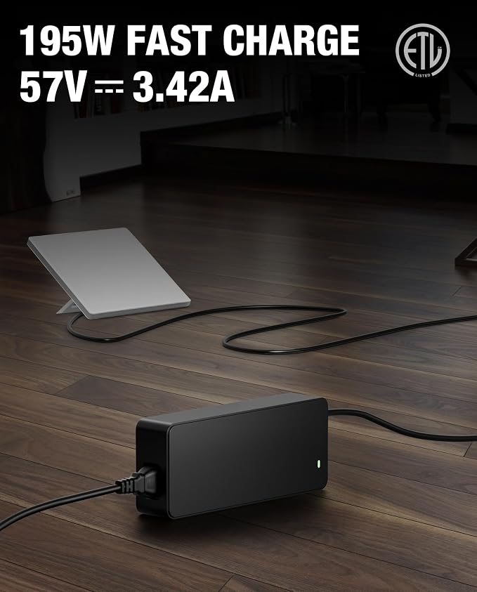 for Starlink Gen 3 Charger,57V 3.42A AC Power Adapter Compatible with Starlink Gen 3 & Mini,195W Power Supply with 10FT Power Cord for Starlink Gen3 Charger Accessories