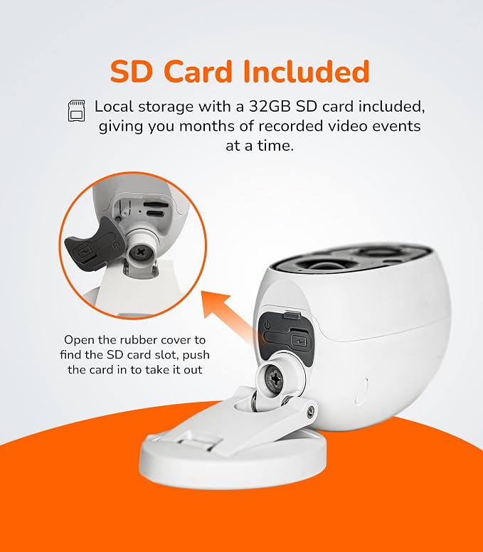 SensForge 2.5K Solar Powered Indoor/Outdoor Battery Camera, Dual-Band WiFi, Free AI Human & Pet Detection, 2-Day Cloud + 32GB SD Storage, Spotlight Night Vision, Magnetic Mount, Optional Subscription