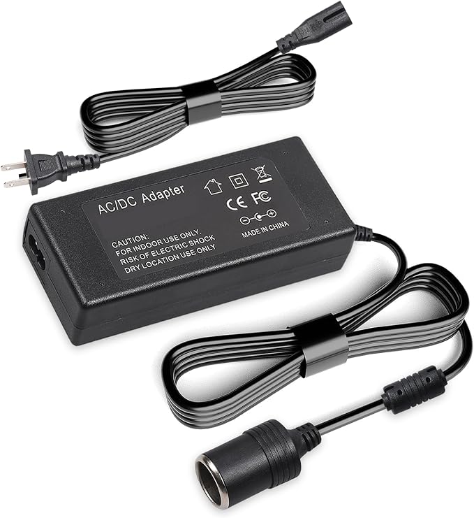 12V AC Power Cord Compatible with Igloo Iceless Cooler,Replacement for Igloo Iceless Coolers Kool Mate Cool Chill Thermolectric Supply Charger Cord