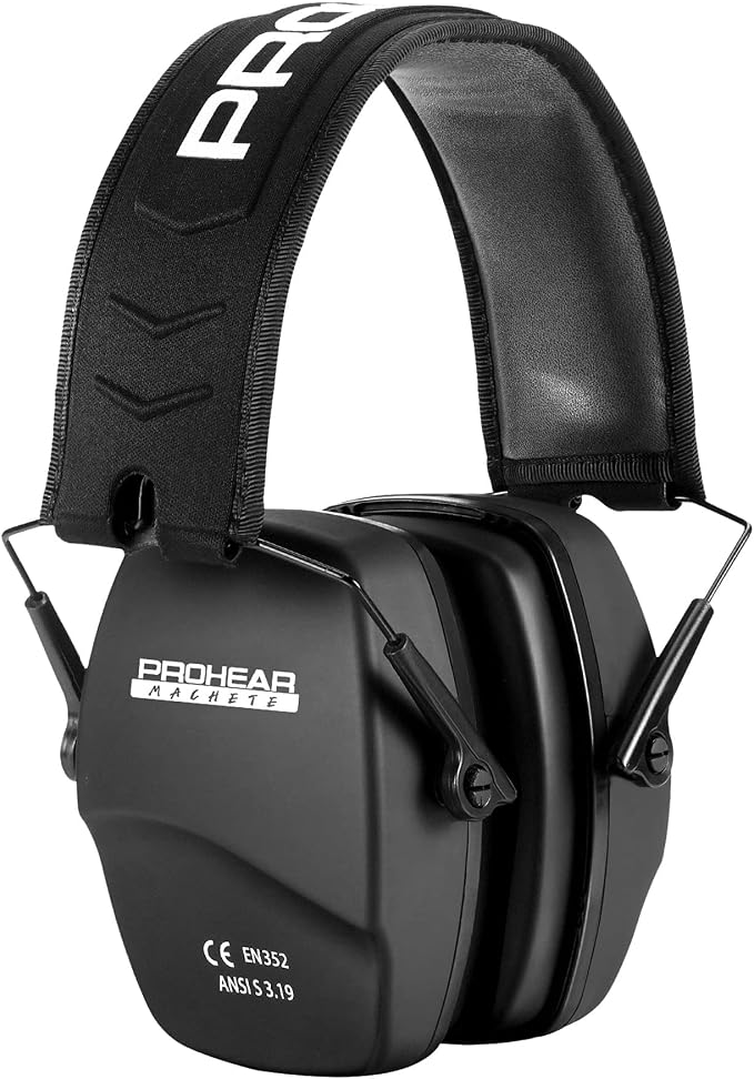 PROHEAR Ear Protection Safety Earmuffs for Shooting Noise Reduction Slim Hearing Protector