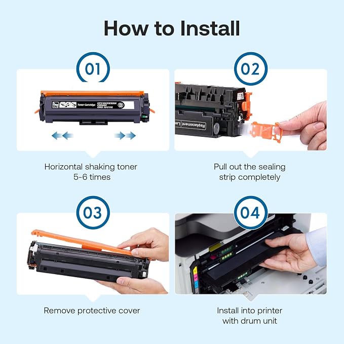 128A Toner Cartridges High Yield Compatible for HP 128A CE320A CE321A CE322A CE323A Work with HP LaserJet Pro CM1415fn CM1415fnw CP1525n CP1525nw Printer (Black Cyan Yellow Magenta, 4 Pack)