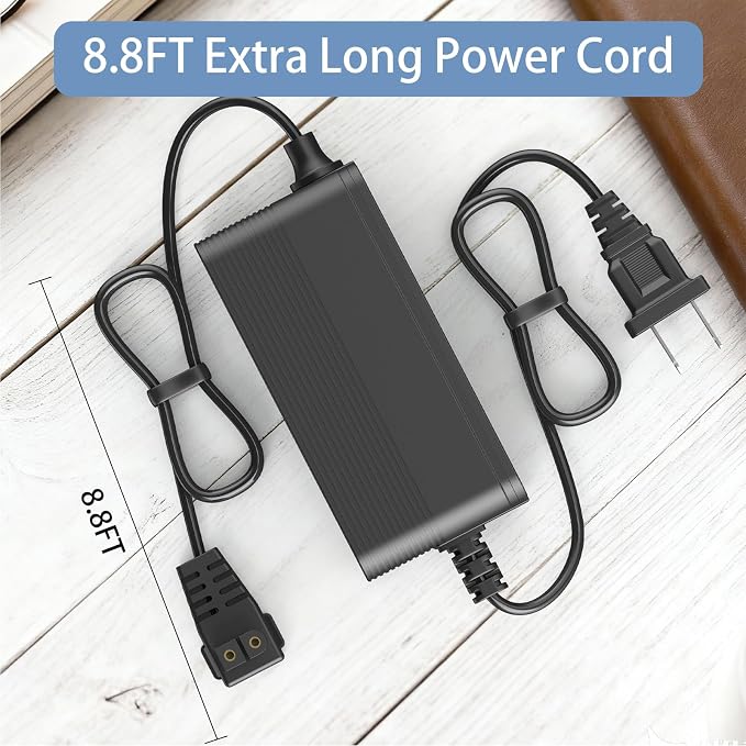 28V Charger for Robotic Pool Cleaner Compatible with Seauto/RERIOU/Zyerch/HISION SAT20 & SAT25 Robotic Pool Cleaner Adapter Charger