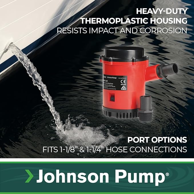 Johnson Pumps 22004 2200 GPH Bilge Pump