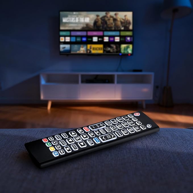 Backlit Remote for LG Smart TV, Universal Replacement for All LG TV Remote Control for Easy Nighttime Use.1-Year Warranty.