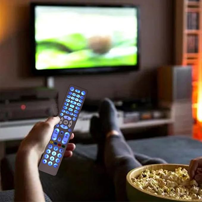 Backlit Universal Remote Control Replacement for All TV Remotes, Universal Remote Works for DVD and More 8 Devices