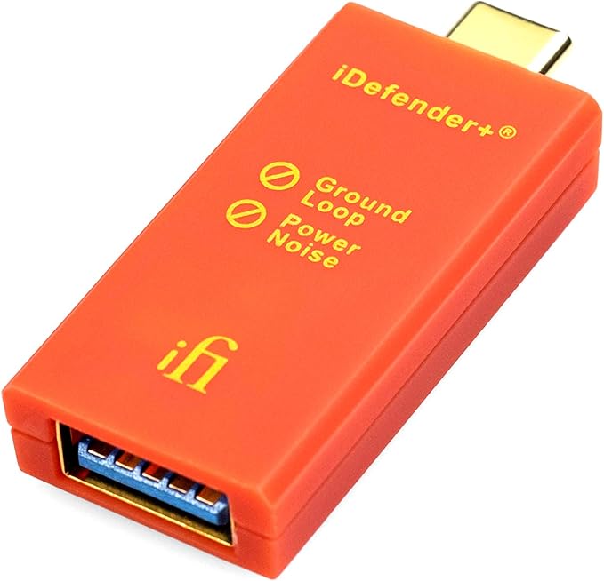 iFi iDefender+ USB Audio Ground Loop Eliminator (Type C > A)