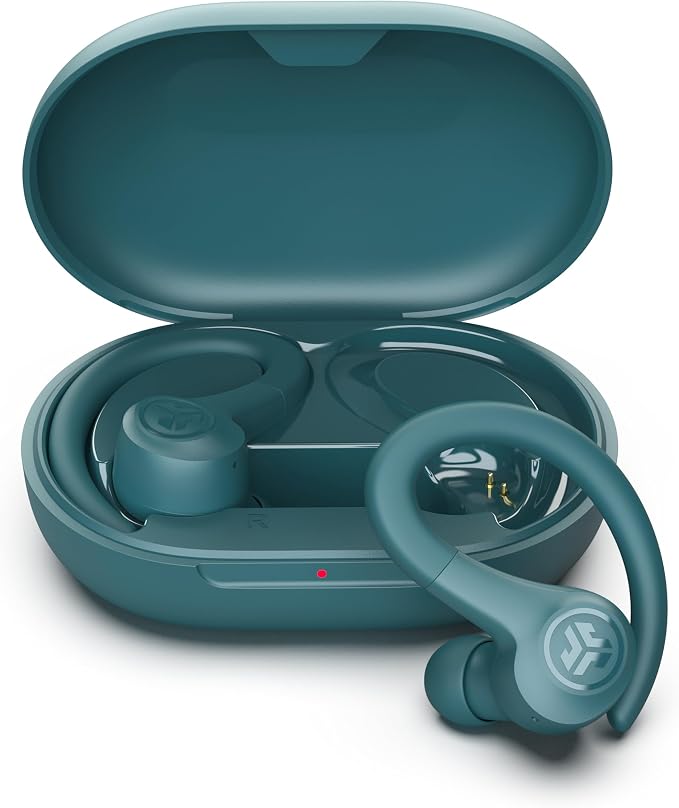JLab, Go Sport+, True Wireless Workout Earbuds, Bluetooth Sport Earbuds, Clear Calling, Teal