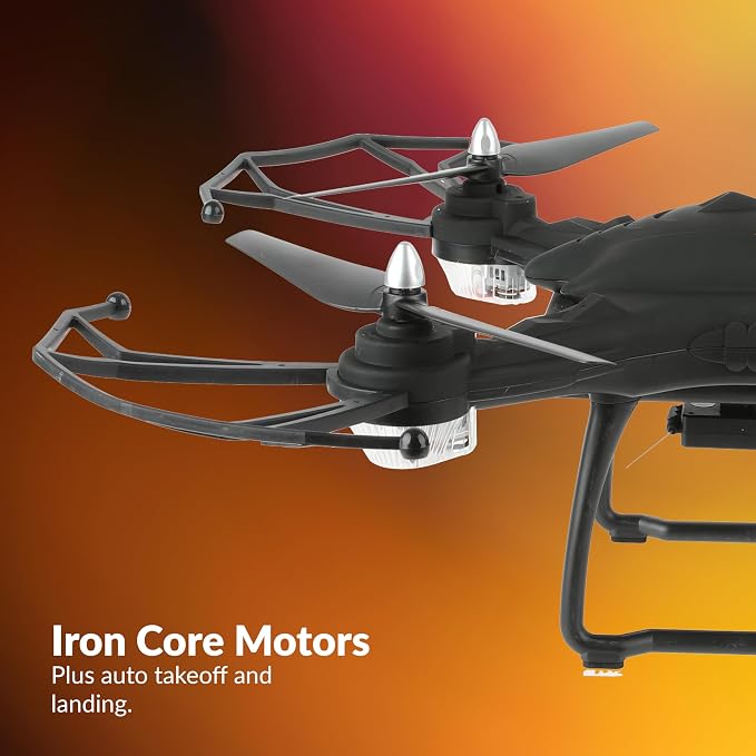 Vivitar - 360 Skyview GPS Video Drone, Camera & Stabilized Aerial Footage (Orange/Black)