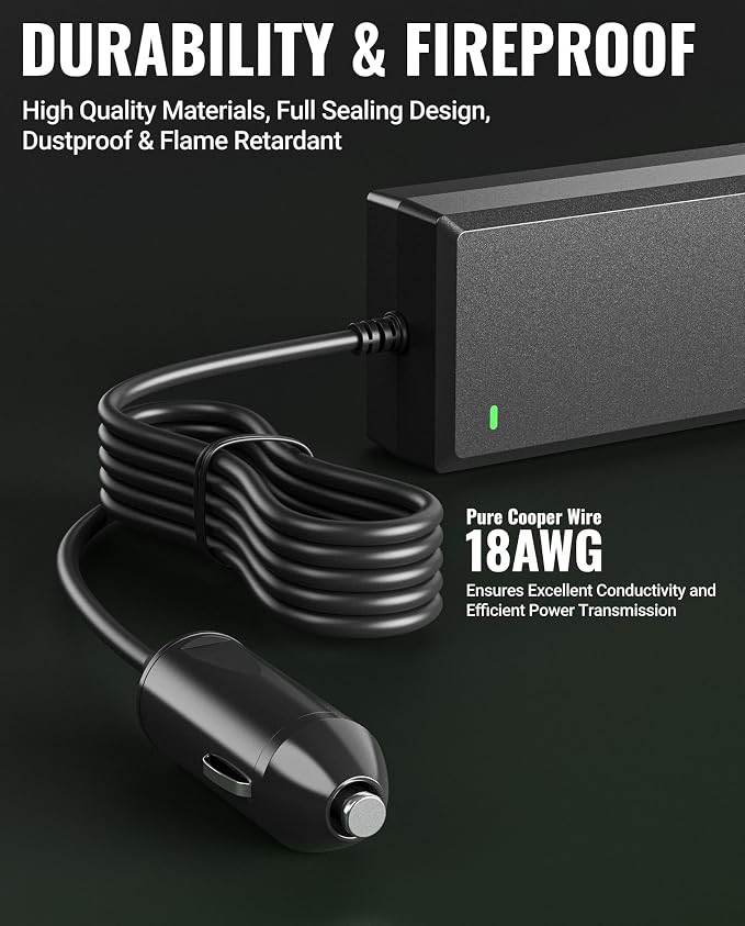 12V 10A Power Supply for Green Mountain Grill Davy Crockett, Daniel Boone Prime/Plus, Jim Bowie Prime/Plus, Ledge, Peak, Trek, 33Ft Power Adapter Replacement for All 12V GMG Pellet Grills