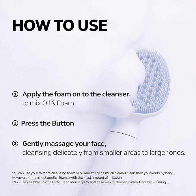 Wave Facial Sonic Cleanser | Deep Cleansing, Pore & Blackhead Care, 3 Modes, Replacable Head, 40,000 Cavitation Micro Vibrations, Waterproof Level IPX8, C-Type Charge, Korean Skincare (Gray)