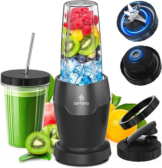 Blender for Smoothies,1200W High-Power Blenders for Kitchen,11 Pcs Smoothie Maker Set with 18oz and 24oz Travel Cups,Ice Crushing, Shakes & Grinding, Ready in 60 Seconds for Home & On-the-Go