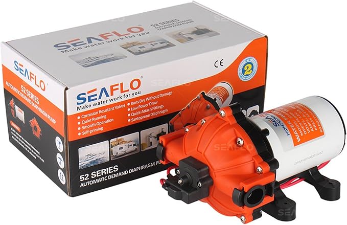 SEAFLO 52-Series Water Pressure Diaphragm Pump - 12v, 5.5GPM, 60PSI