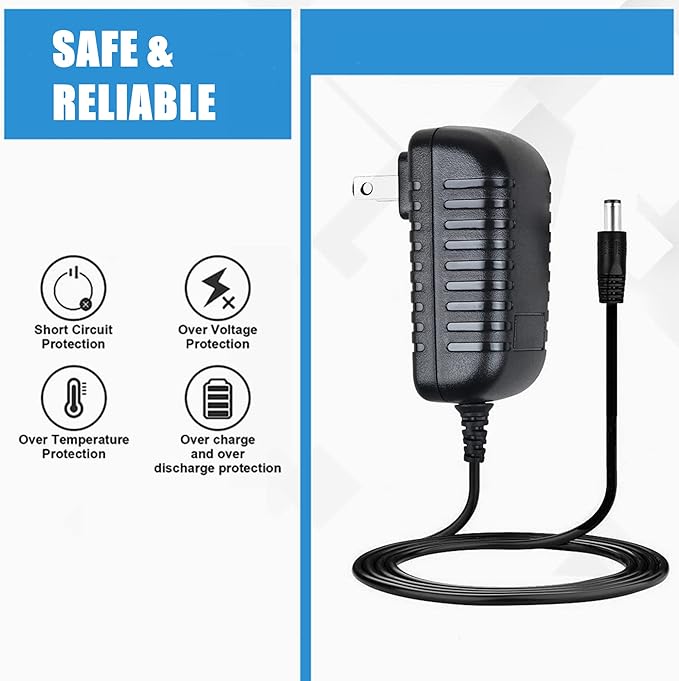 AC/DC Adapter Replacement for Orascoptic Zeon Discovery Dental Loupes Light Battery Charger