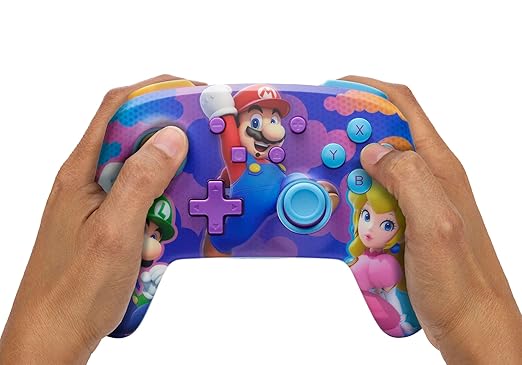 PowerA Enhanced Wireless Controller for Nintendo Switch/Switch 2 / Switch Lite/OLED Model - Color Splash Heros - Gamepad, game controller, Officially Licensed