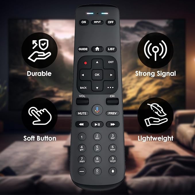 Buck AT&T Now DirecTV Stream RC82V IR/RF Universal Gemini Voice Remote Control – DirecTV Remote Control Replacement for Gemini Air, C71KW-200 & C71KW-400 Osprey Receiver Set-Top Boxes (2nd Gen)