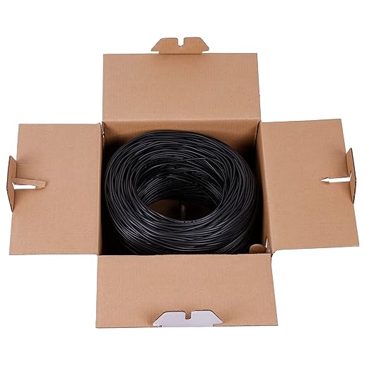 18/2 Gauge Low Voltage Cable Wire - 1000 ft, 18 AWG, 2 Conductors, PVC Jacket - for Security Systems, Alarm, Audio, Control, Intercom, and Speaker Applications