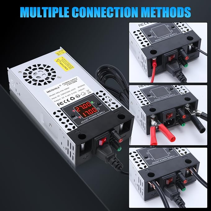 Upgrade Adjustable (0-30V 0-17A) 500W DC Switching Power Supply AC-DC Transformer with Adjustable buttonsConverter Drive Sensor System Lamp Meter Controller Servos Ultraso Electric Motor Fan SMPS