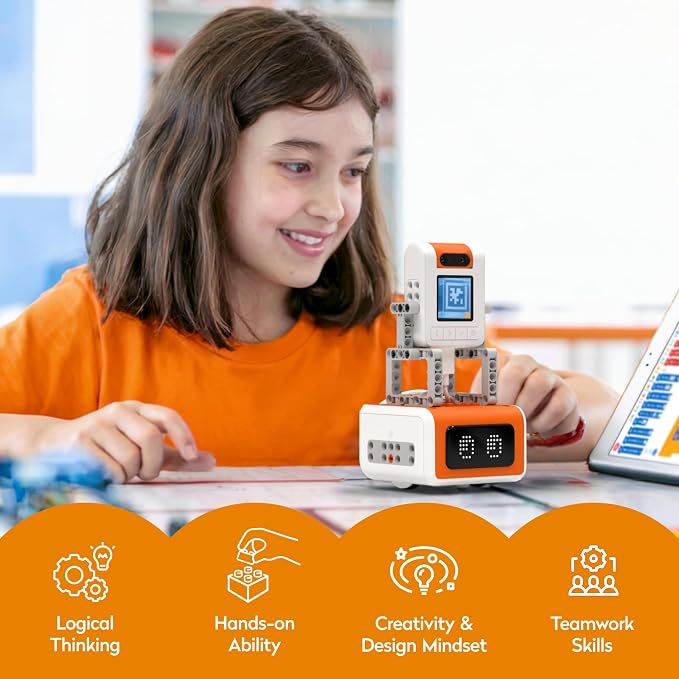 Vincibot Coding Robot with AI Vision Kit for Kids 8-12