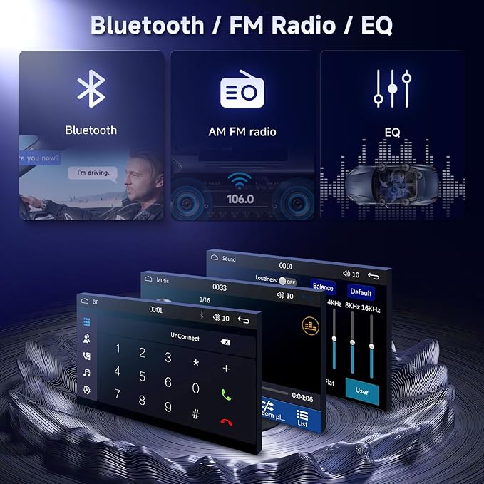 7 inch Single Din Touch Screen Car Stereo Flip Out Wireless CarPlay Android Auto, 1 Din Car Radio with Bluetooth with RDS AM FM Radio Car Audio Receiver Mirror Link,Type-C/USB/AUX+ Backup Cam