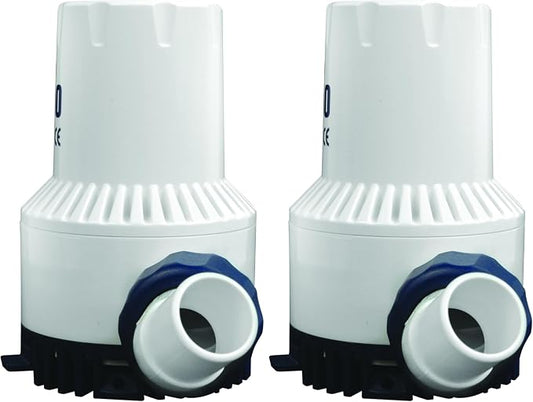 Attwood 4730-4 Heavy Duty 1,700 GPH Fully Submersible Boat Livewell/Baitwell Bilge Pump