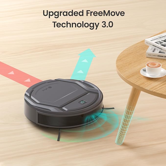 Lefant Robot Vacuums, 2200Pa Suction, 120 Min Runtime, WiFi/App/Alexa Control, Anti-Collision/Drop Sensor, Self-Charging Robotic Vacuum Cleaner, Slim