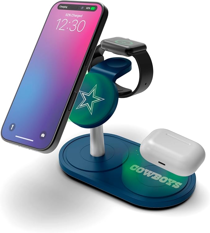 SOAR NFL 3-in-1 Wireless Charging Station