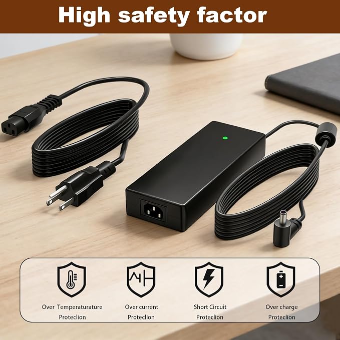 Uacc-Adapter-AC-210W, 54V 3.9A Power Adapter Compatible with Networks UniFi XG 6 PoE (Model US-XG-6POE) 6/8 Port switches Power Cord Charger