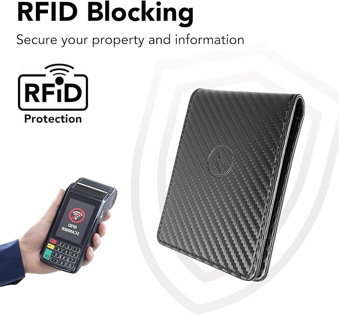 Smart Wallet for Men, Bulit-in Tracker Tag Works with Apple Find My(iOS Only), RFID Blocking, Rechargeable Wirelessly Wallet Tracker, Mens Wallets with GPS Tracker