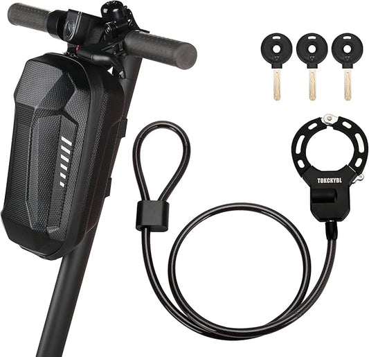 Heavy Duty Scooter Lock - 8mm Anti-Theft Chain Lock with 3 Keys, 94cm Weatherproof Security Lock for Electric Scooters, Bikes, Motorcycles