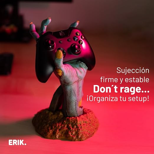 Grupo Erik Gaming Controller Holder One More Life | Controller Holder Figure | Headphone Stand & Controller | Gaming Accessories for Desk | Gamer Gifts | Halloween Decorations