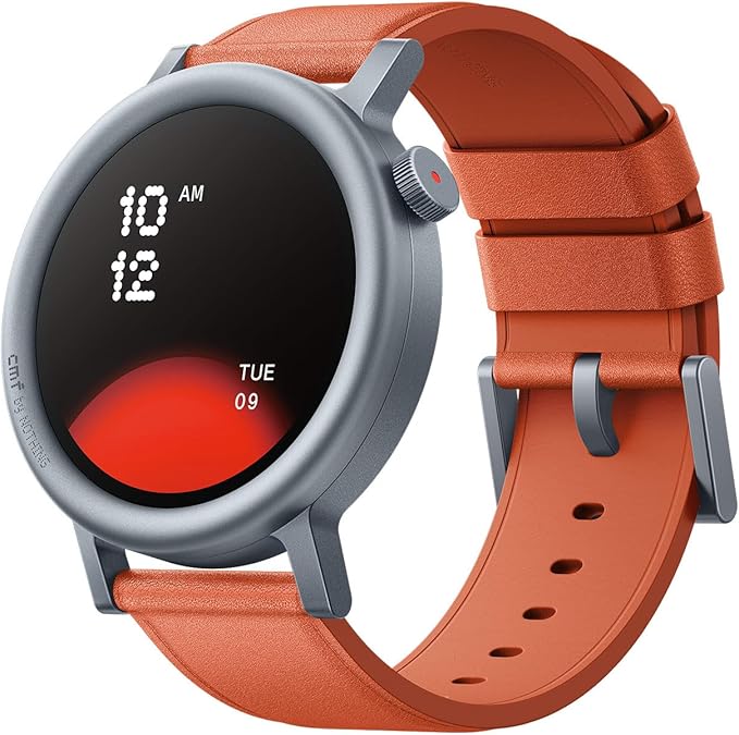 CMF Watch Pro 2 Smartwatch for Men Women, Fitness Tracker with Heart Rate, SPO₂ Monitoring,120 Sports Model, Bluetooth Calls with AI Noise Reduction, IP68 Waterproof with GPS for Android iOS Orange