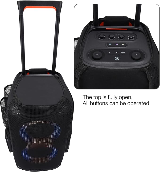 LEFOR·Z Case Compatible with JBL PartyBox Stage 320 Speaker,Portable Speaker Dust Cover Storage Bag Fits for JBL PartyBox 310 for Outdoor Travel,Cover Only
