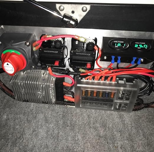 Generic 24V to 12V Step Down Converter, 18V-36V Input, 50A 600W, IP67 Waterproof, Aluminum Housing, DC to DC Buck Converter, DIY Power Supply Reducer Module
