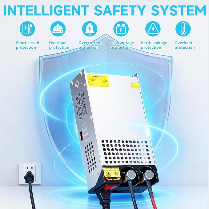 DC 12V 1000W Power Supply 110V AC to DC 12v Converter 83.4A 1000W Switch Transformer for Motor Pump CCTV Security Camera Car Stereo 3D Printer