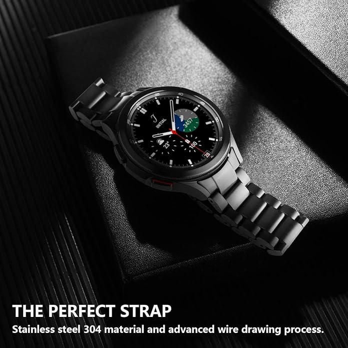 GOLDTOLUCK No Gap Stainless Steel Band Compatible with Samsung Galaxy Watch 8 7 6 5 4 Classic FE Pro Ultra 40mm 44mm 46mm 43mm 47mm 45mm 42mm Replacement Men Women Milanese Metal Elegant Casual