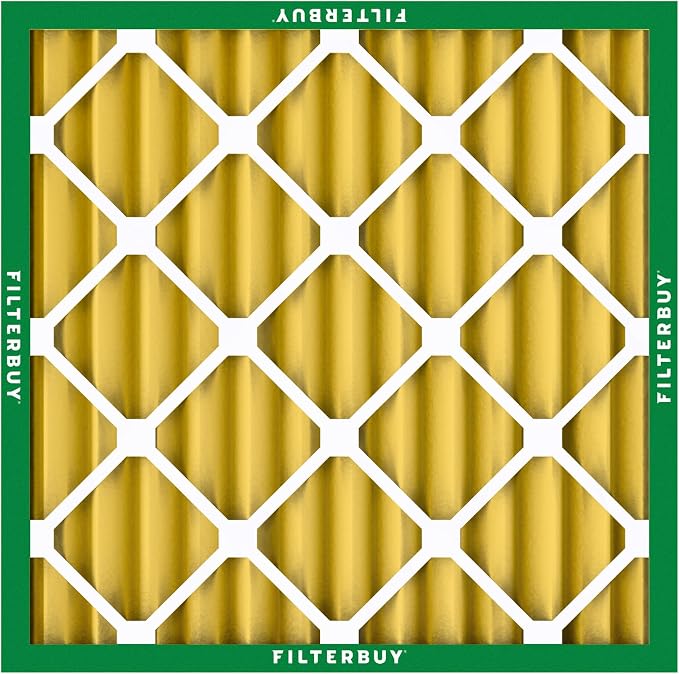 Filterbuy 20x20x2 Air Filter MERV 11 Superior Pet & Allergy Defense (3-Pack), Electrostatic Pleated HVAC AC Furnace Filters Replacement, Made in USA (Actual Size: 19.50 x 19.50 x 1.75)