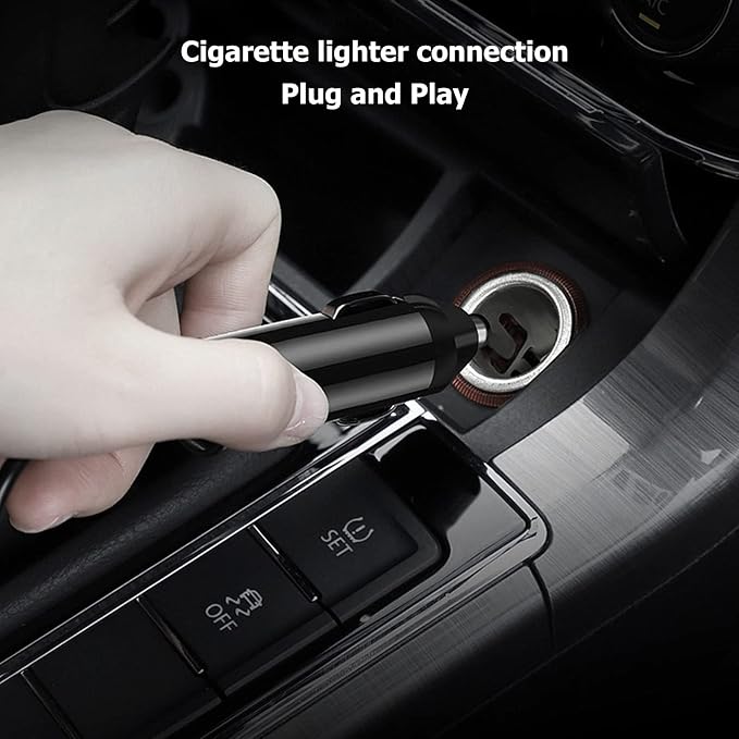 12-24V 1300ML Car Electric Kettle, Portable Hot Water Bottle Stainless Steel Cigarette Lighter for Travel for Coffee Tea