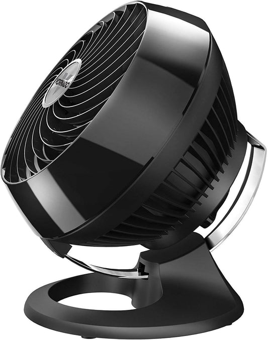 Vornado 460 Whole Room Air Circulator, Small Fan with 3 Speed Settings, Powerful Cooling Fan, Adjustable Tilt, Easy to Clean, Quiet for Home, Office, Bedroom, Black