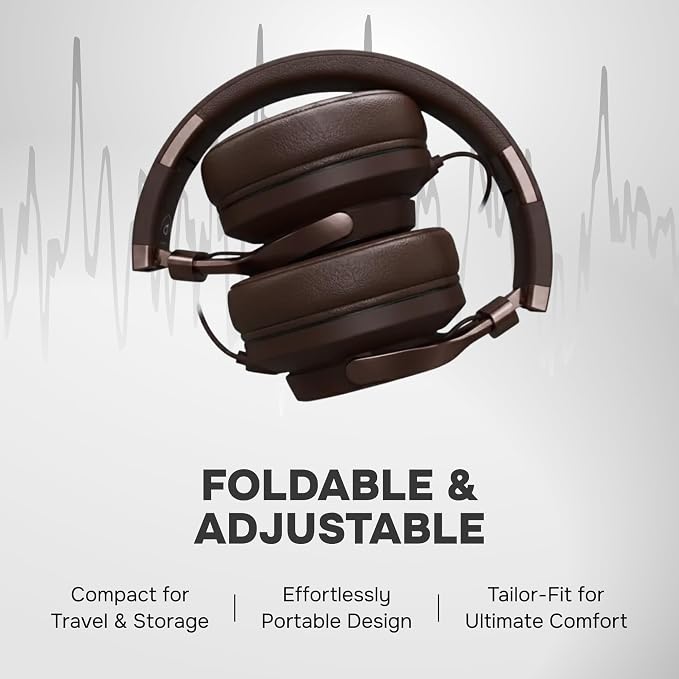 Artix CL750 Adults & Kids Headphones with Cord - Plug-In Over Ear Headphones Wired with Mic and Volume Control, Corded Head phones for Laptop, Computer, Chromebook, Tablet & Smartphone with 3.5mm Jack