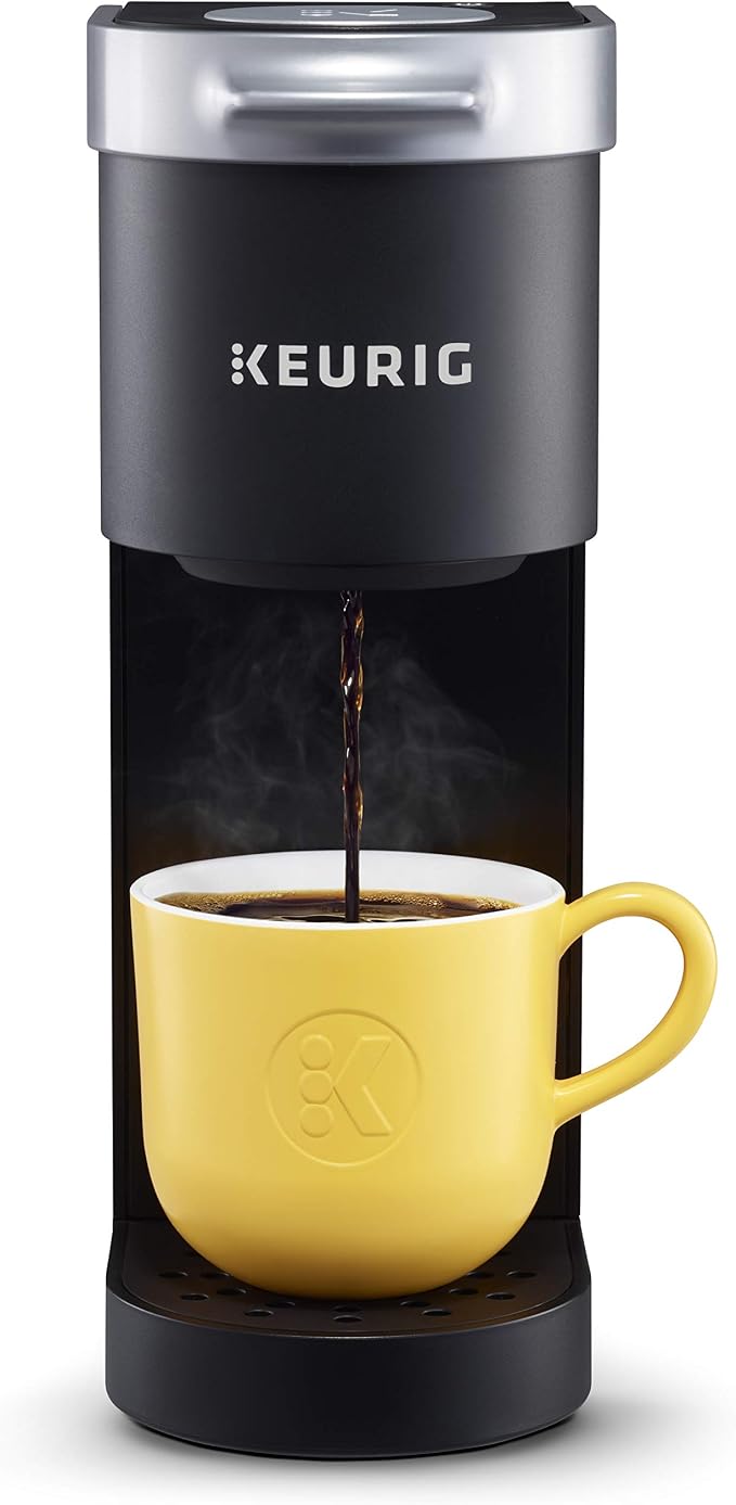 Igloo Automatic Self-Cleaning Portable Electric Countertop Ice Maker Machine with Handle, 26 Pounds in 24 Hours, 9 Ice Cubes Ready in 7 Minutes & Keurig K-Mini Single Serve Coffee Maker, Black
