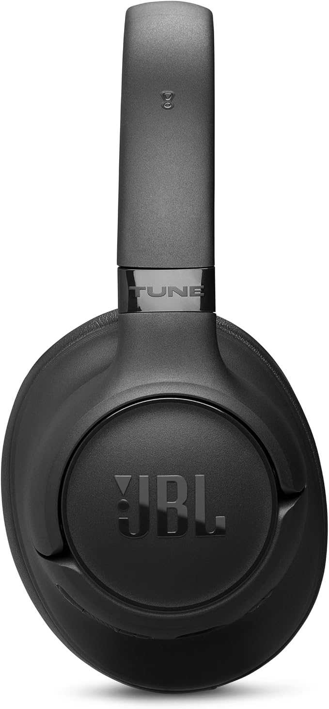 JBL Tune 730BT - Wireless Over-Ear Bluetooth® 6.0 Headphones with Powerful JBL Pure Bass Sound, 2 beamforming mics for Perfect Calls, Up to 76 Hours of Battery Life, & Multi-Point Connection (Black)