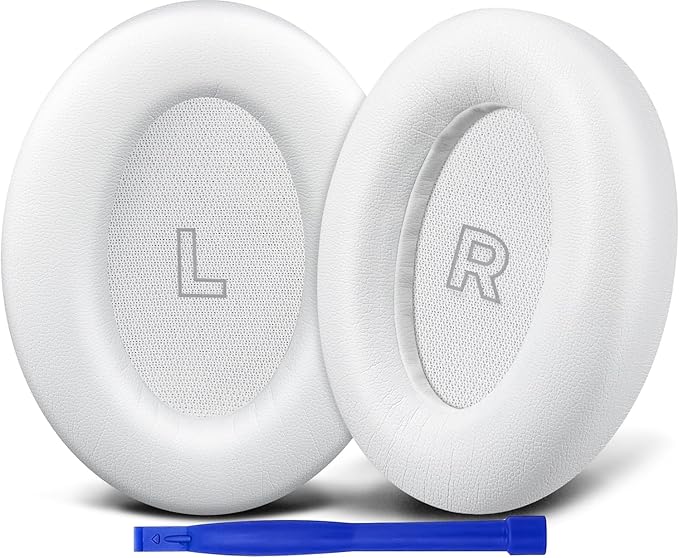 SOULWIT Replacement Earpads for Bose QC Ultra/New QuietComfort Ultra(2nd Gen) Wireless Headphones, Ear Pads Cushions with Softer Protein Leather, High-Density Noise Isolation Foam - Diamond