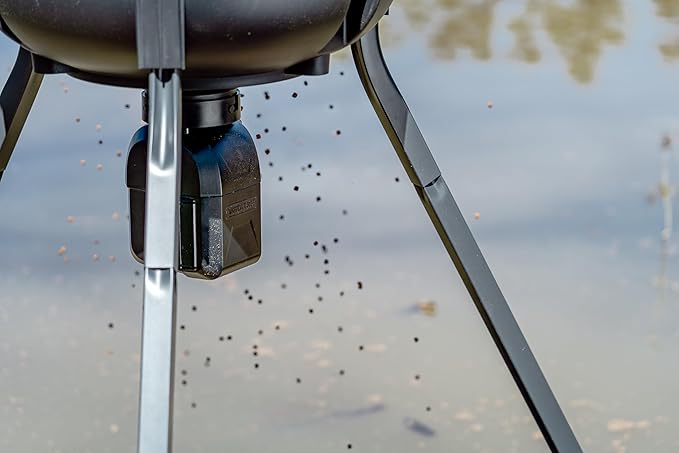 Moultrie 250 Lb Pro Hunter III Directional Feeder - Deer & Fish Pond, Bluetooth App Control, 10 Daily Feed Times, MFG-15105