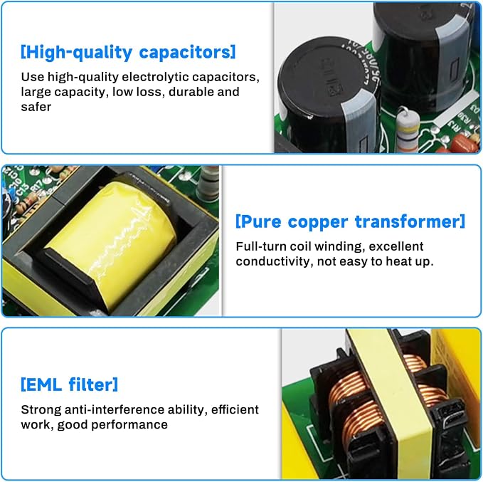 ZPSHYD ZPSHYD DIN Rail Power Supply, 240W 24V 10A Industrial AC to DC Converter Multiple Protections 100-220V Input for LED Lighting, CCTV, 3D Printer, CNC Machine