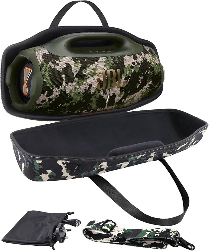 co2CREA Hard Travel case Replacement for JBL Boombox 4 Waterproof Portable Bluetooth Speaker (Camo Case)