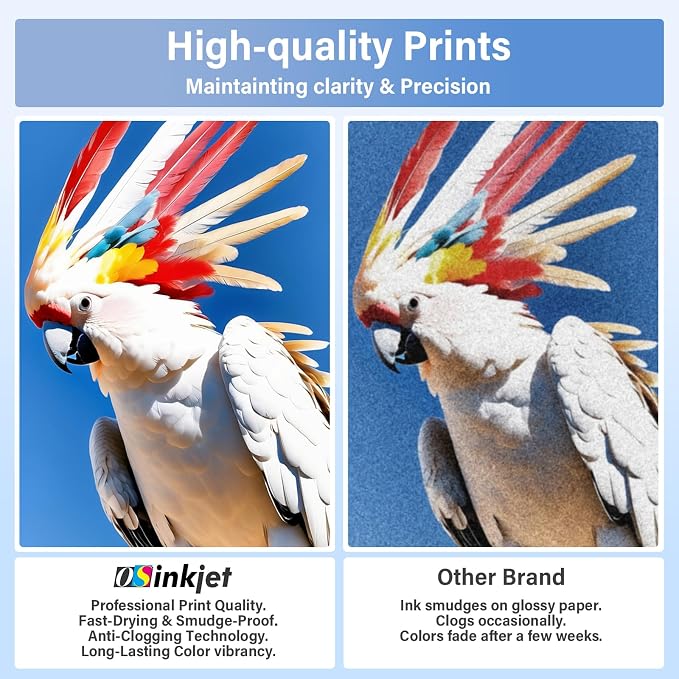 Compatible for 542 Ink Refill Bottles Fits ET-5150 ET-5170 ET-5180 ET-5800 ET-5850 ET-5880 ET-16600 ET-16650, T542 Pigment Ink Bottle Combo Pack for Workforce ST-C5000 ST-C5500(2BK C M Y)