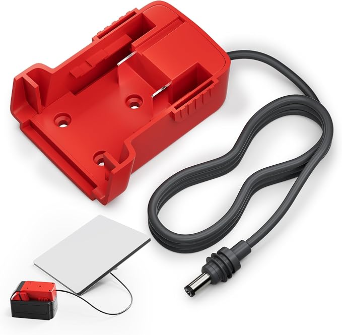 Starlink Mini Mil.Waukee 18V Battery Adapter, Starlink Mini DC Power Cable Adapter Accessories for Mil.Waukee Battery Charger 3.2FT 18AWG Cord Plug and Play 1M