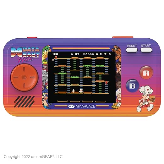 My Arcade Data East Pocket Player: Portable Gaming System with 308 Preloaded Retro Games, 2.75" Color Screen, Speakers (DGUNL-4127)