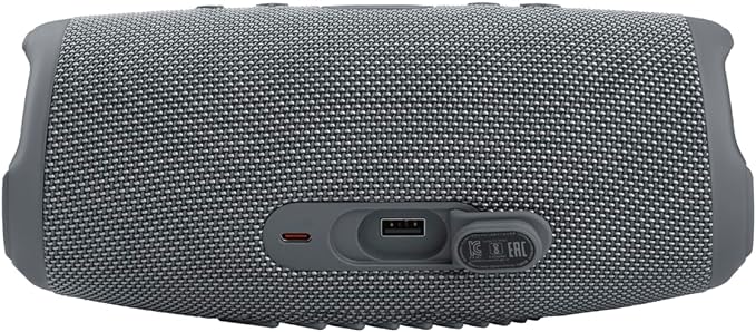 JBL CHARGE 5 - Portable Waterproof (IP67) Bluetooth Speaker with Powerbank USB Charge out, 20 hours playtime, JBL Partyboost (Grey)