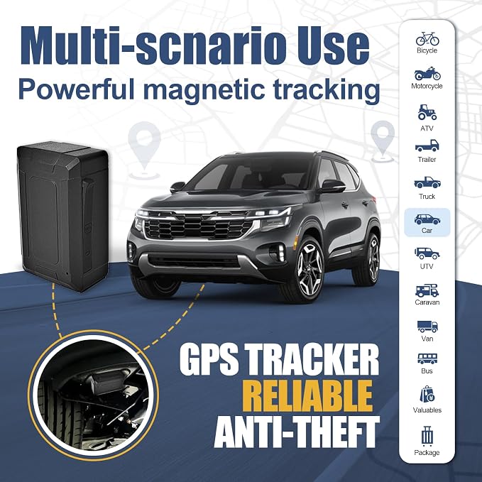 4G20 Mini GPS Tracker for Vehicles No Monthly Fee, Portable Real Time GPS Tracking Devices Hidden, Magnetic Location Tracker, Trip History, GeoFence, Speeding Alerts (SIM Card not Included)